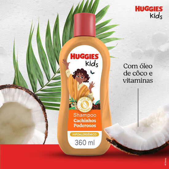 Shampoo Huggies Kids Cachinhos Poderosos - 360ml